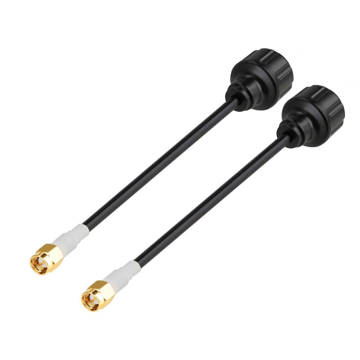 Eightwood 5dBi 5.8GHz FPV Antenna 2-Pack, SMA Male Antenna Long Range for FPV Racing Drone Quadcopeter TX/RX Goggles