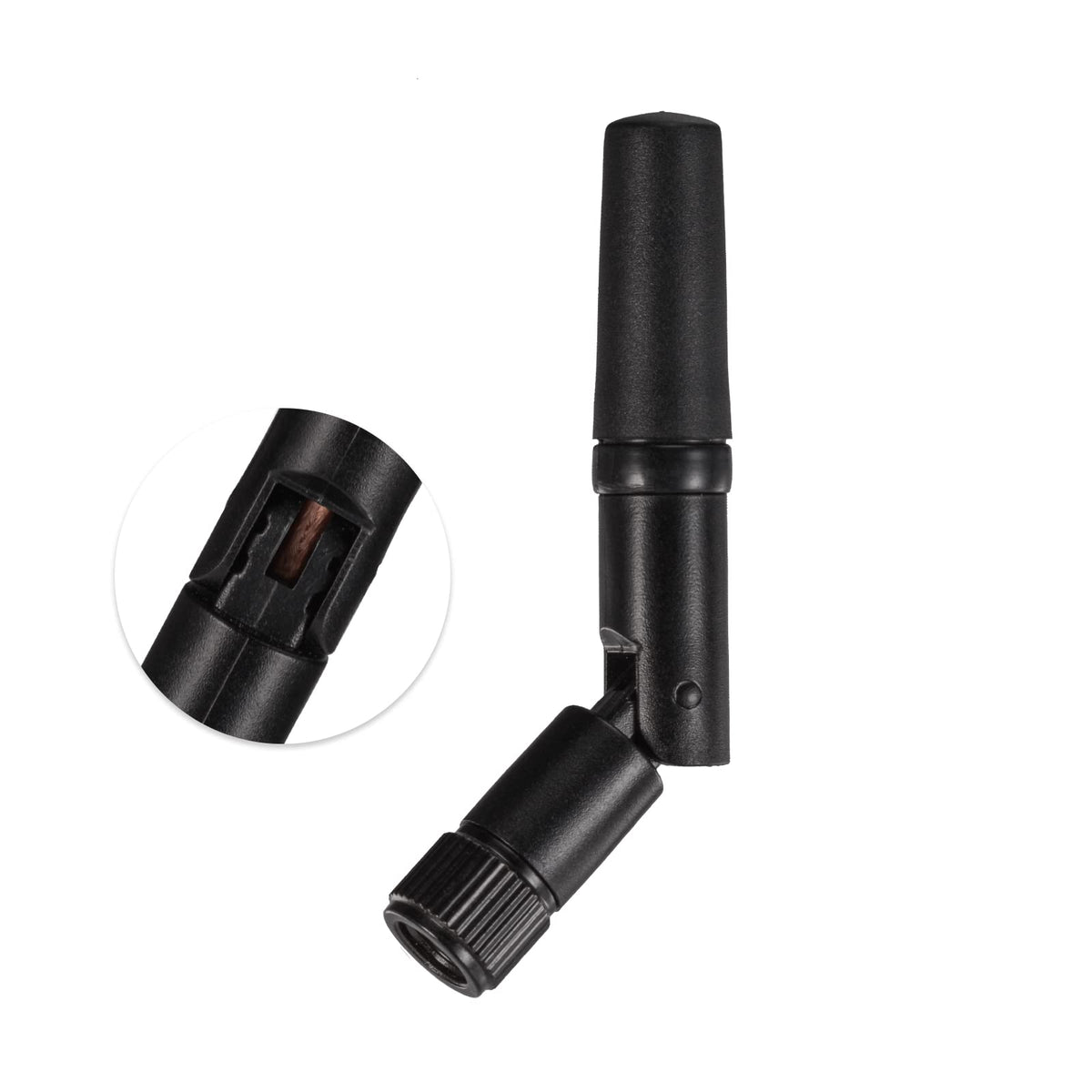 Eightwood Mini PCIe Card Antenna 2.4GHz 5GHz WiFi Antenna + RP-SMA Cable 8in + Computer Slot Bracket for Mini PCI-E WiFi Network Card PC Desktop Computer