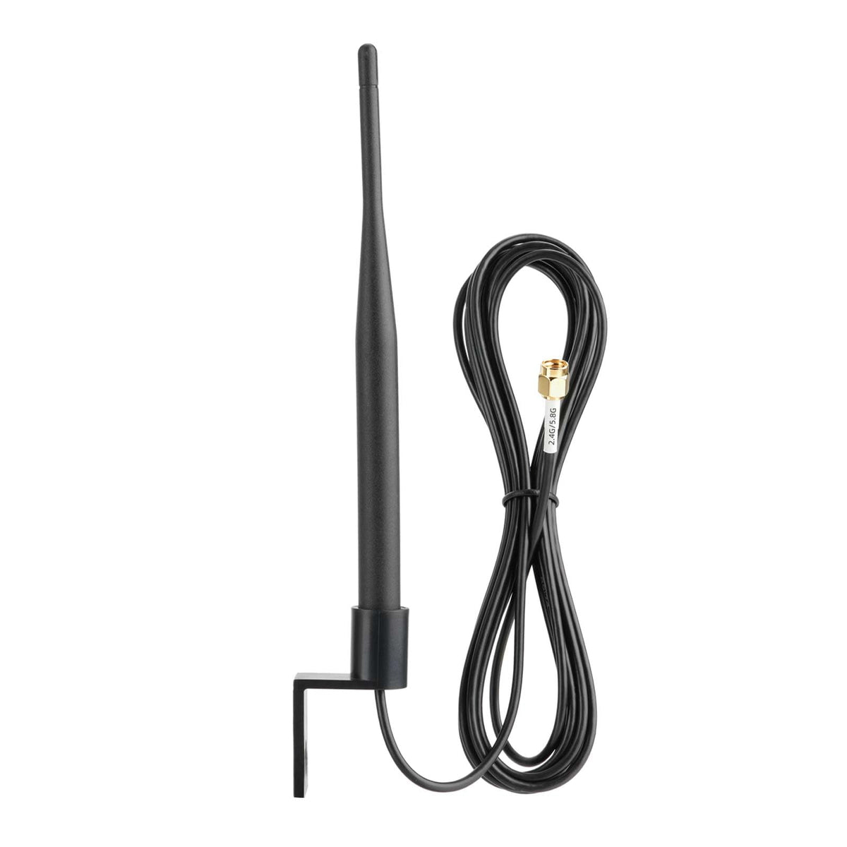 Eightwood Outdoor Dual Band WiFi Antenna 2.4GHz 5GHz 5.8GHz 5dBi RP-SMA Male Antenna for WiFi Router Hotspot Range Extender Security IP Camera