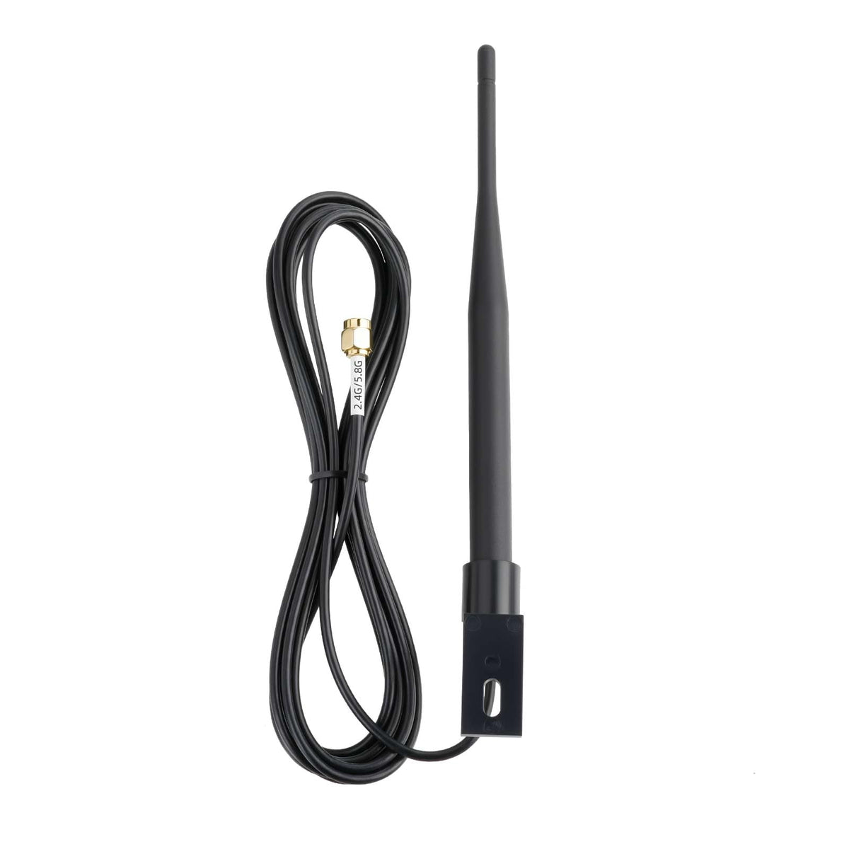Eightwood Outdoor Dual Band WiFi Antenna 2.4GHz 5GHz 5.8GHz 5dBi RP-SMA Male Antenna for WiFi Router Hotspot Range Extender Security IP Camera