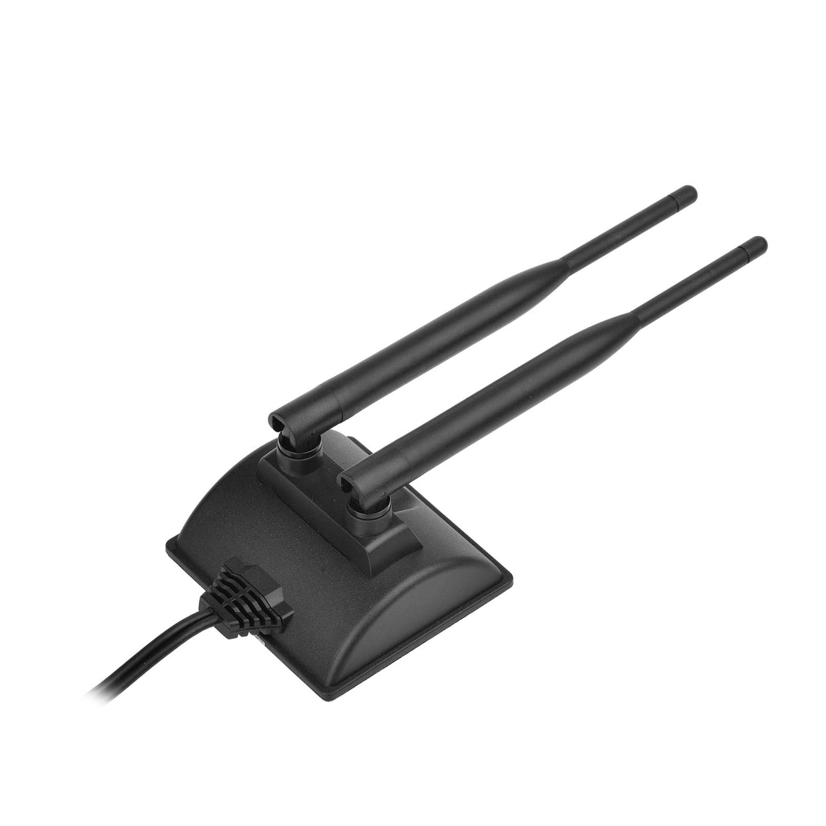 Eightwood Dual Band RP-SMA WiFi Antenna with 2-Pack SMA Male Adapter | 2.4GHz 5GHz, Magnetic Base, 6.5ft Cable, for Desktop PC PCIe WiFi Network Card, Wireless Router, Security Camera