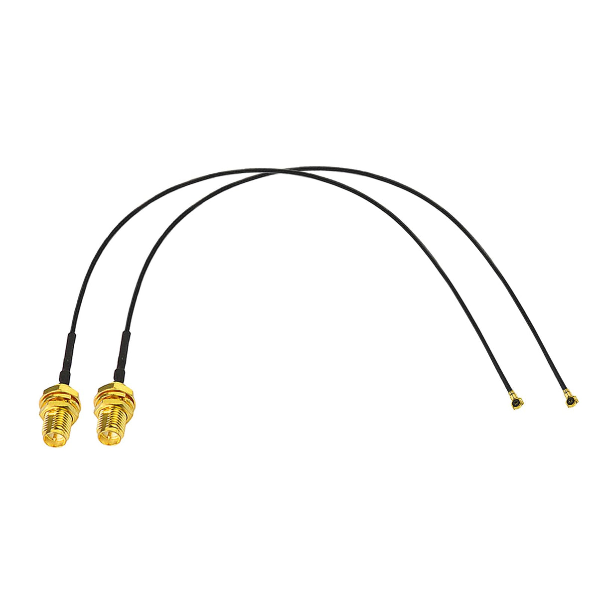 Eightwood WiFi 6 6E Antenna Tri-Band 2.4GHz 5GHz 6GHz + 10in PR-SMA Cable + Computer Slot Bracket for M.2 NGFF Intel Wireless Network Card | 2.4GHz 5GHz 6GHz, RP-SMA Male Antenna with 10in RP-SMA Female to M.2 WiFi Card Coax Cable, PCI Slot Bracket