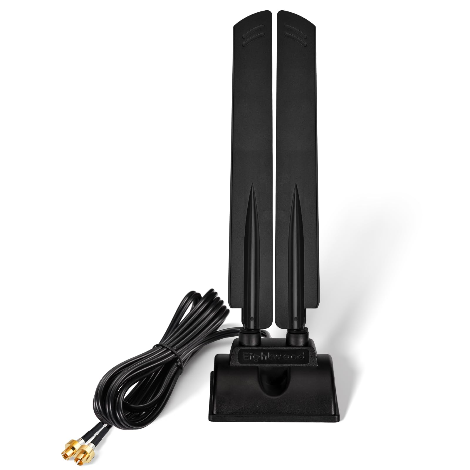 Eightwood WiFi 7 WiFi 6E Gaming PC Motherboard Antenna for ASUS ROG Strix X870E-E/B850-A, TUF Gaming B850-PLUS/X870-PLUS, Prime X870-P, Magnetic Base with 6.5ft Cable and Push-On Connector