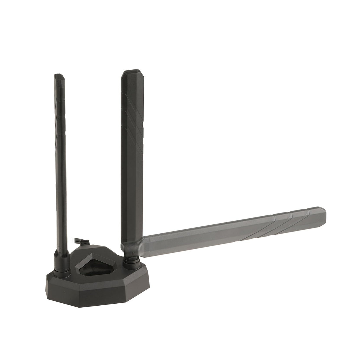 Eightwood WiFi 7 WiFi 6E Antenna Tri-Band 2.4GHz 5GHz 6GHz RP-SMA Antenna with Magnetic Base for Gaming PC Desktop Computer Motherboard PCIe Card, Wireless Router Modem