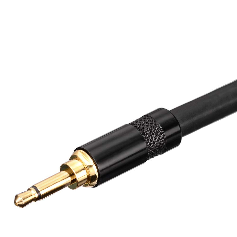 Eightwood BNC Male to 3.5mm 1/8" Mono Male Plug Adapter Audio Cable 6.5ft | 75ohm BNC to 3.5mm Stereo Coaxial Cable