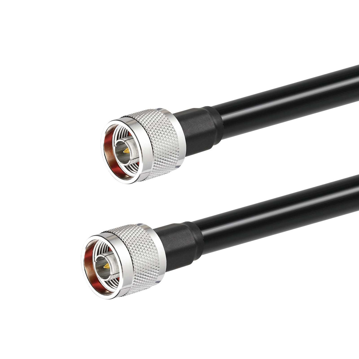 Eightwood N Male to N Male ALSR400 Low-Loss Coaxial Cable 3.2 Feet | for Outdoor 4G LTE 5G Cellular Antenna, WiFi Antenna, VHF UHF Ham Radio, Antenna Amplifier