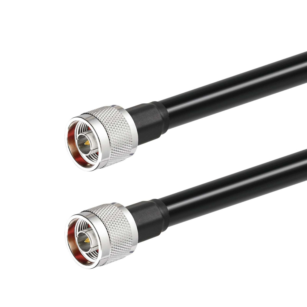 Eightwood N Male to N Male Low-Loss ALSR400 Extension Cable 20 Feet | for Outdoor 4G LTE 5G Cellular Antenna, WiFi Antenna, VHF/UHF Ham Radio, Antenna Amplifier