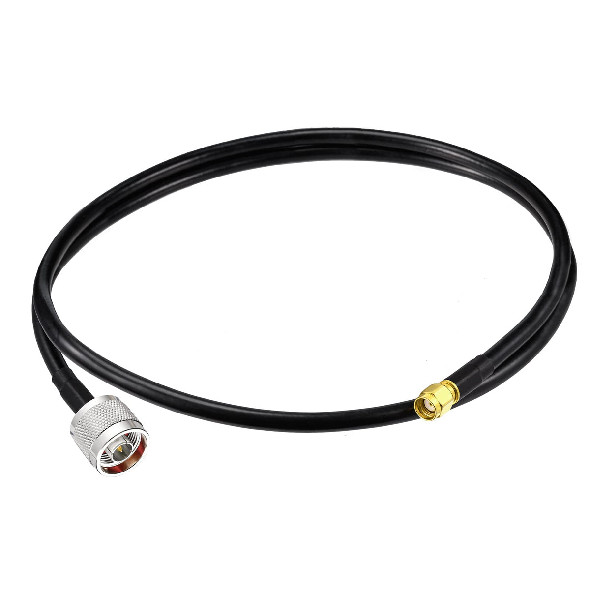 Eightwood N Male to RP-SMA Male KSR240 Low Loss Cable 3 feet for Outdoor Yagi WiFi Antenna WiFi Router Helium Hotspot Miner LoraWan Antenna