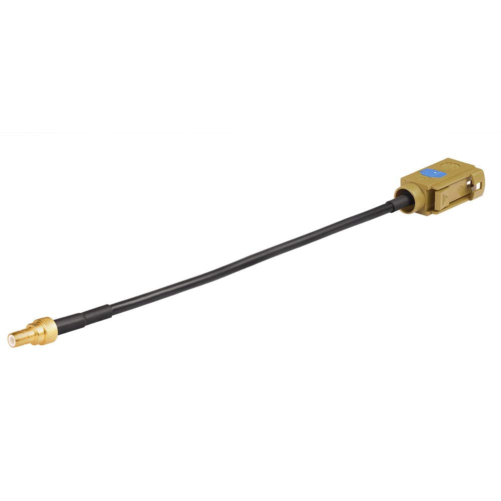 Eightwood Fakra Curry Female Code K to SMB Male Antenna Adapter Compatible with XM Sirius Satellite Radio Antenna Stereo Tuner