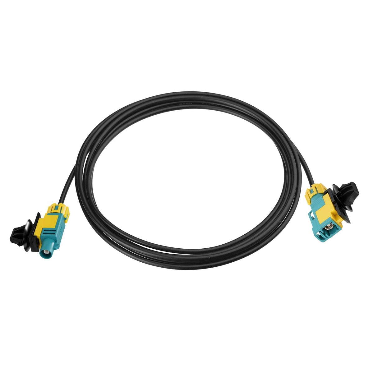 Eightwood Waterproof Fakra Z Female to Male Car Antenna Cable 6.5ft | for Factory Wired Backup Camera, GPS Navigation Antenna Module, Sirius XM Satellite Radio, Car Stereo Head Unit