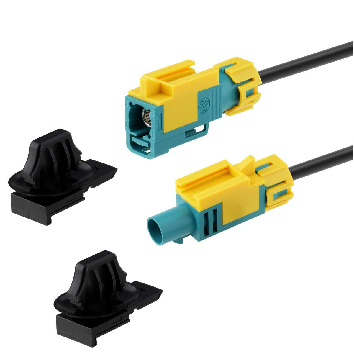 Eightwood Waterproof Fakra Z Female to Male Extension Cable 10ft | for Car Stereo Head Unit, Factory Wired Backup Camera, GPS Navigation Antenna Module, Sirius XM Satellite Radio