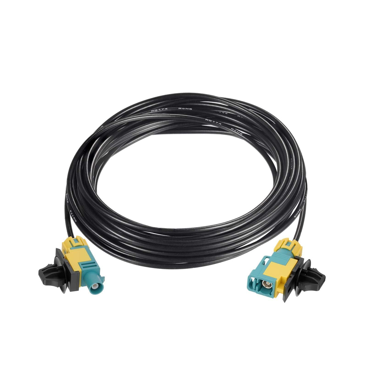 Eightwood Waterproof Fakra Z Female to Male Extension Cable 16.4ft | for Car Stereo Head Unit, Factory Wired Backup Camera, GPS Navigation Antenna Module, Sirius XM Satellite Radio