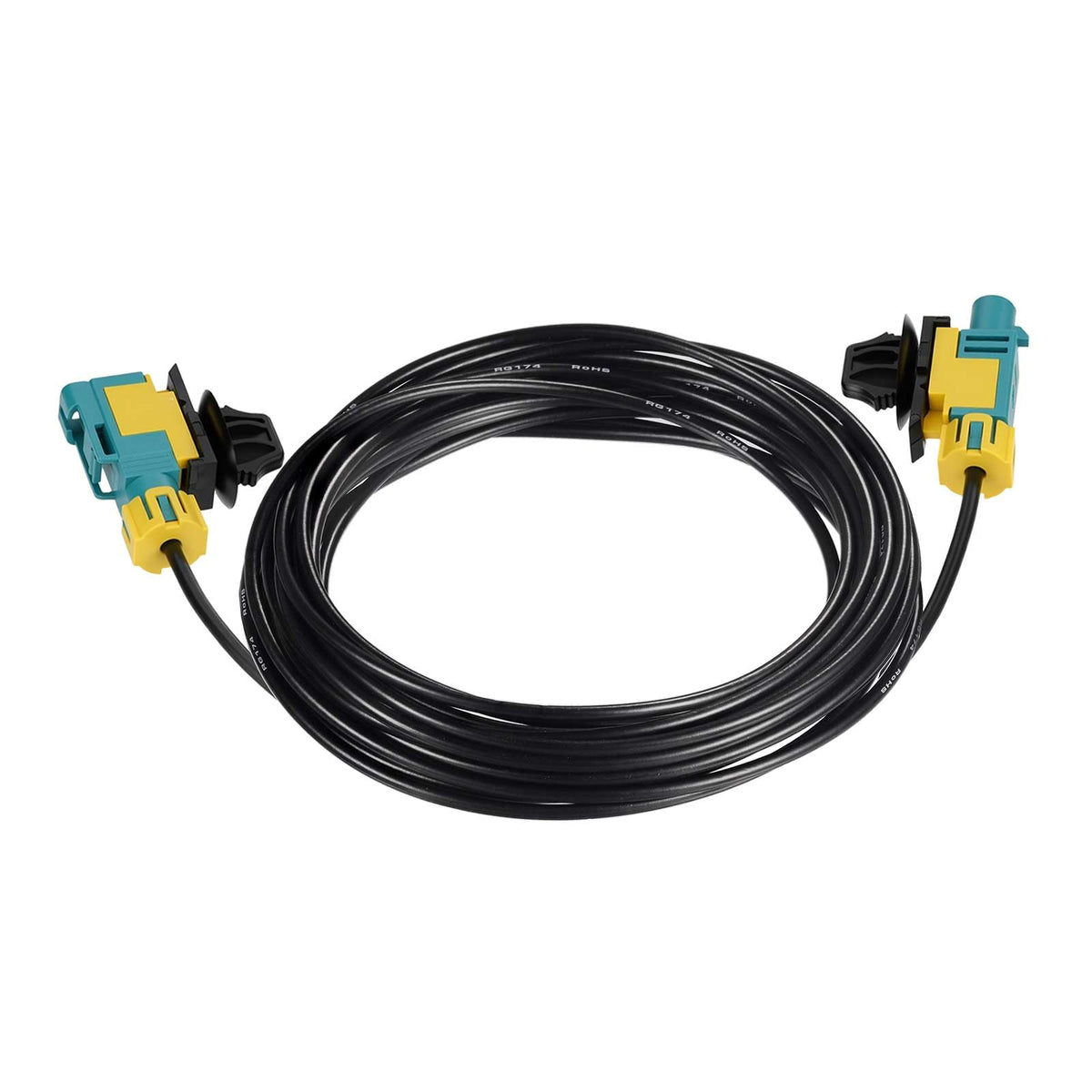 Eightwood Waterproof Fakra Z Female to Male Extension Cable 16.4ft | for Car Stereo Head Unit, Factory Wired Backup Camera, GPS Navigation Antenna Module, Sirius XM Satellite Radio