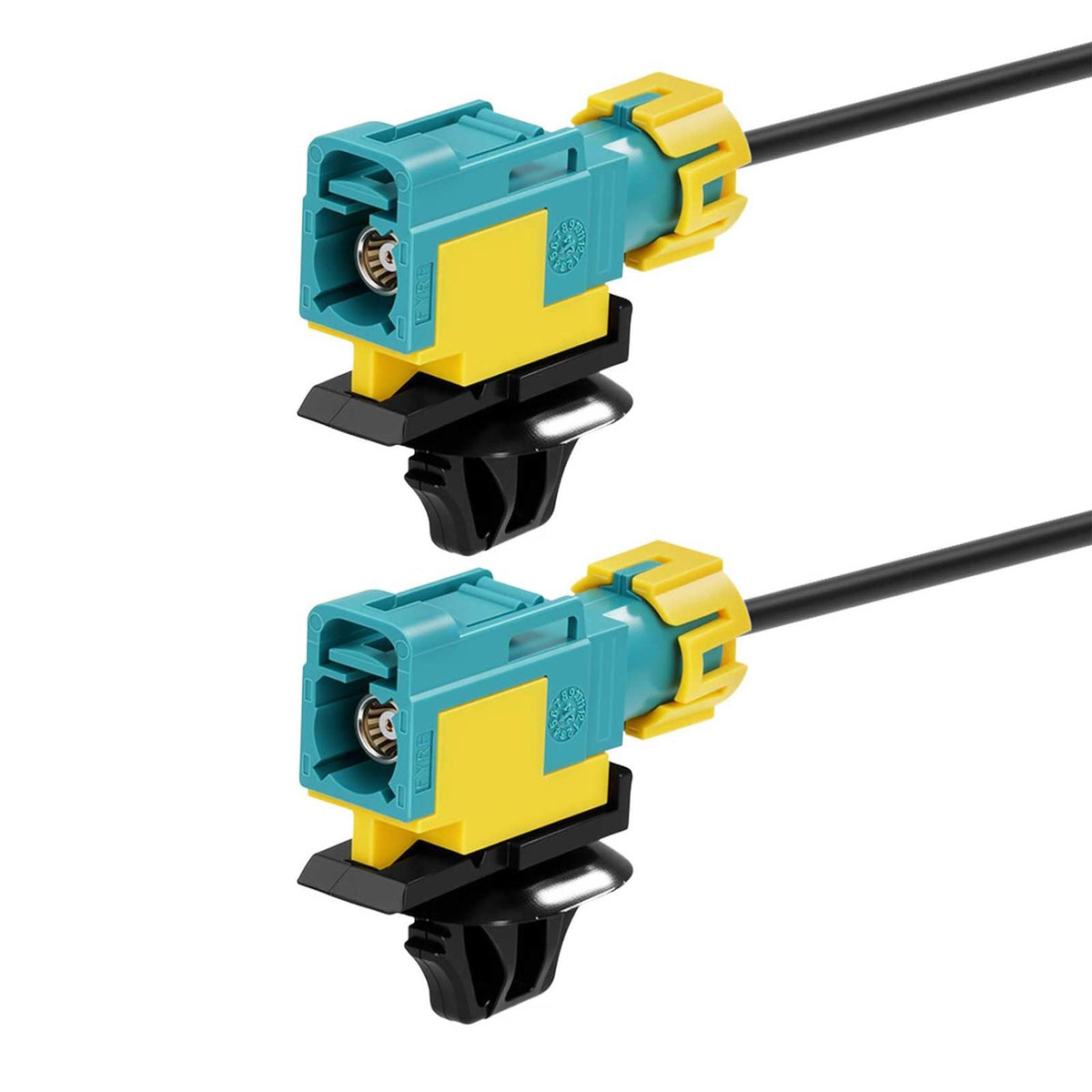 Eightwood Waterproof Fakra Z Female to Female Extension Cable 16.4 Feet | for GPS Navigation Module, Sirius XM Satellite Radio, Factory Wired Backup Camera, Car Stereo Head Unit