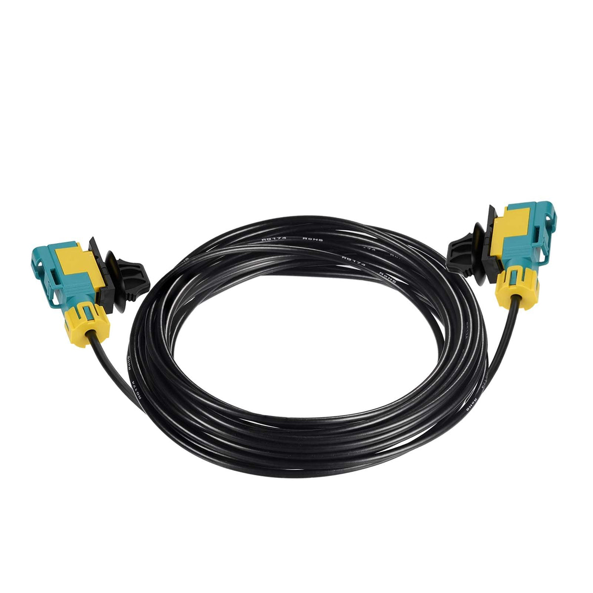 Eightwood Waterproof Fakra Z Female to Female Extension Cable 16.4 Feet | for GPS Navigation Module, Sirius XM Satellite Radio, Factory Wired Backup Camera, Car Stereo Head Unit