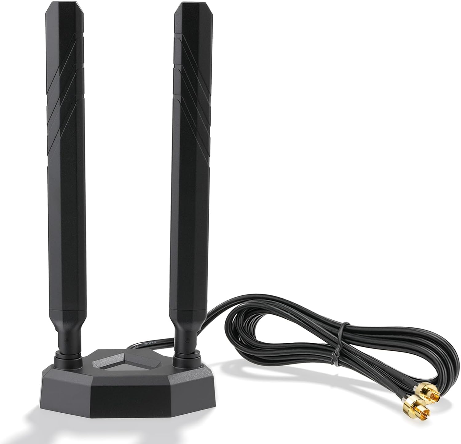 Eightwood WiFi 7 Tri-Band 6dBi High Gain Antenna with ASUS Q-Antenna Push-On Connector