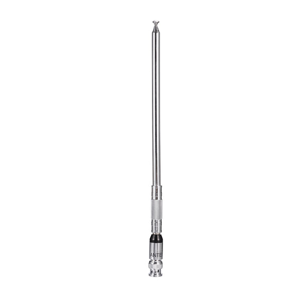 Antennasky 20-1300MHz Police Scanner Antenna 8 Section Telescopic BNC Male Ham Radio Antenna Handheld CB Radio Antenna Compatible with Uniden Bearcat Whistler Radio Scanner Cobra Midland Portable CB Radio