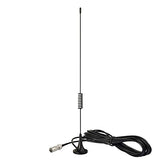 Magnetic Mount Base FM Antenna Compatible with Denon Pioneer Onkyo Yamaha Marantz Sherwood Indoor FM Radio Bluetooth Stereo Receiver AV Audio Vedio Home Theater Receiver Power Amplifier System
