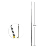 Toiot FM Antenna DAB Digital TV Hybrid Radio Antenna 6 Section Telescopic Antenna 2 kit for FM/VHF/UHF Stereo DVB-T Reception