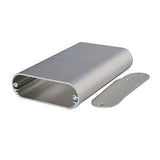 Aluminum Enclosure Electronic Project Case Round Sides Tube Box, 4.33" x 2.76" x 0.94"(LengthWidthHeight)