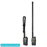Dual Band VHF UHF 136-520MHz Foldable CS Tactical SMA Female Ham Radio Antenna Compatible with Kenwood Baofeng BF-F8HP UV-5R UV-82 BF-888S Handheld CB Ham Radio Two Way Radio Walkie Talkie
