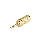 Metal Gold 2.5mm Plug to 3.5mm jack Audio Headphone jack Adapter for Headphone MP4 MP3 Headset Earphone Headset RF Adapter(2pcs)