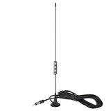 Universal Car Stereo FM AM Antenna,Magnetic Base Mount AM FM Radio Antenna for Vehicle Car Truck SUV Audio Radio Stereo Head Unit Receiver Tuner,10 feet Cable Motorola DIN Plug Connector