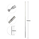 Toiot FM Portable Radio Antenna DAB Telescopic Antenna TV Radio Antenna 2 Kit for DAB AM/FM Stereo Reception