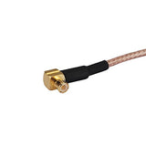 RP-SMA to MCX Coax RG318 Cable