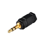 2.5mm Female to 3.5mm Male Adapter 2.5mm Jack to 3.5mm Plug Stereo Audio straight RF Adapter