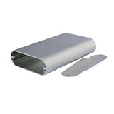 Aluminum Enclosure Electronic Project Case Round Sides Tube Box, 4.33" x 2.76" x 0.94"(LengthWidthHeight)