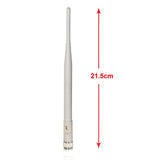 4G LTE 3dbi White SMA Male Antenna (2-Pack) Compatible with 4G Router Gateway Remote Controller DTU Gate Opener Switch Mobile Cell Phone Signal Booster Trail Wildlife Game Hunting Camera