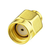 10pcs RP-SMA Male Solder Connector(Female pin) for Semi-Rigid Cable/141 Cable/RG402