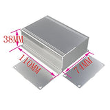 Eightwood Extrude Aluminum Project Box Electronic Enclosure Case with Flange DIY - 4.33" x 2.91" x 1.50"(LengthWidthHeight)