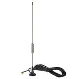 100MHz-1800MHz 1090MHz UHF VHF HF 5dBi MCX Plug Connector Magnetic Base Antenna Aerial for RTL SDR Software Defined Radio Aviation ADS-B Receiver USB Stick Dongle Modem