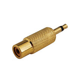 3.5mm to RCA Audio Adapter (5pcs) Goldplated 3.5mm male mono plug to RCA Female Stereo Audio RF Adapter for DJ Headphone Smartphone Speaker