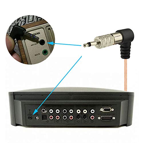 FM Dipole Antenna 75 Ohm Antenna for AV Audio Vedio Home Theater Receiver  Tuner