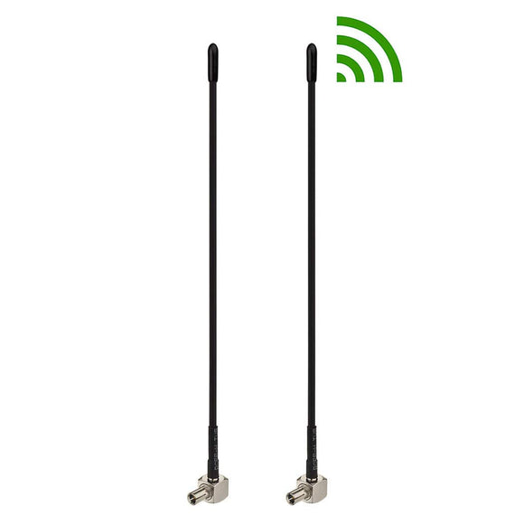 4G LTE 3dBi Soft Whip External TS9 Antenna (2-Pack) Compatible with Verizon AT&T T-Mobile Sprint Netgear Huawei MiFi Mobile Hotspot Router USB Modem Jetpack AirCard AC791L 6620L AC815S AC770S