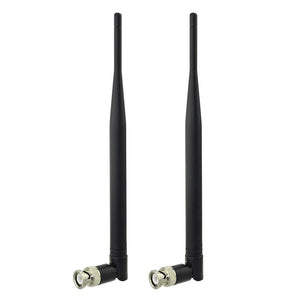 UHF 400MHz-960MHz BNC Male Antenna (2-Pack) Compatible with Wireless Microphone System Remote Mic Receiver