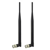 UHF 400MHz-960MHz BNC Male Antenna (2-Pack) Compatible with Wireless Microphone System Remote Mic Receiver