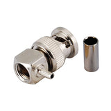 10pcs BNC Male Connector Right Angle 90 Degree Crimp RF Coaxial Connector Cable RG316 RG174 RG179 LMR100