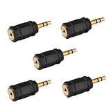 2.5mm Female to 3.5mm Male Adapter 2.5mm Jack to 3.5mm Plug Stereo Audio straight RF Adapter