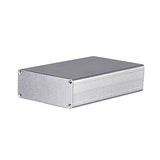 Aluminum Project Box Electronic Enclosure Case for PCB Board DIY, 4.32" x 2.82" x 1.13"(LWH) Symmetrical Split Body with Stripped Sides Box