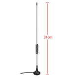 Magnetic Mount Base FM Antenna Compatible with Denon Pioneer Onkyo Yamaha Marantz Sherwood Indoor FM Radio Bluetooth Stereo Receiver AV Audio Vedio Home Theater Receiver Power Amplifier System