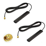 2pcs 4G LTE SMA Male Antenna Adhesive Mount Compatible with Verizon AT&T Sprint T-Mobile Android Car Stereo