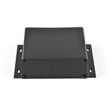 Electronic Project box aluminum Project enclosure Case Extrusion Flange for PCB board DIY - 3.74"4.09"1.10"(LWH) Black