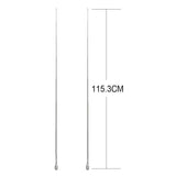HF VHF UHF 7-Sections 115cm Telescopic BNC Male Antenna 2-Pack for CB Radio Police Scanner Ham Radio Two Way Radio Mobile Scanner FM Transmitter Wireless Microphone Receiver Frequency Counter