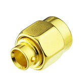 10pcs RP-SMA Male Solder Connector(Female pin) for Semi-Rigid Cable/141 Cable/RG402