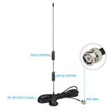 VHF UHF Police Scanner Antenna CB Radio Ham Radio Home Mobile Radio Scanner Antenna Magnetic Base BNC Male Antenna Compatible with Uniden Bearcat Whistler Radio Shack Car Truck Police Scanner