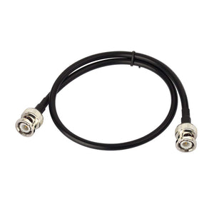 BNC Male to BNC Male RG58 50 Ohm Cable 60cm/2 feet for Wireless Microphone System Receiver Marine GPS Navigation Antenna Handheld Ham Radio CB Amateur Radio Mobile Transceiver Police Scanner